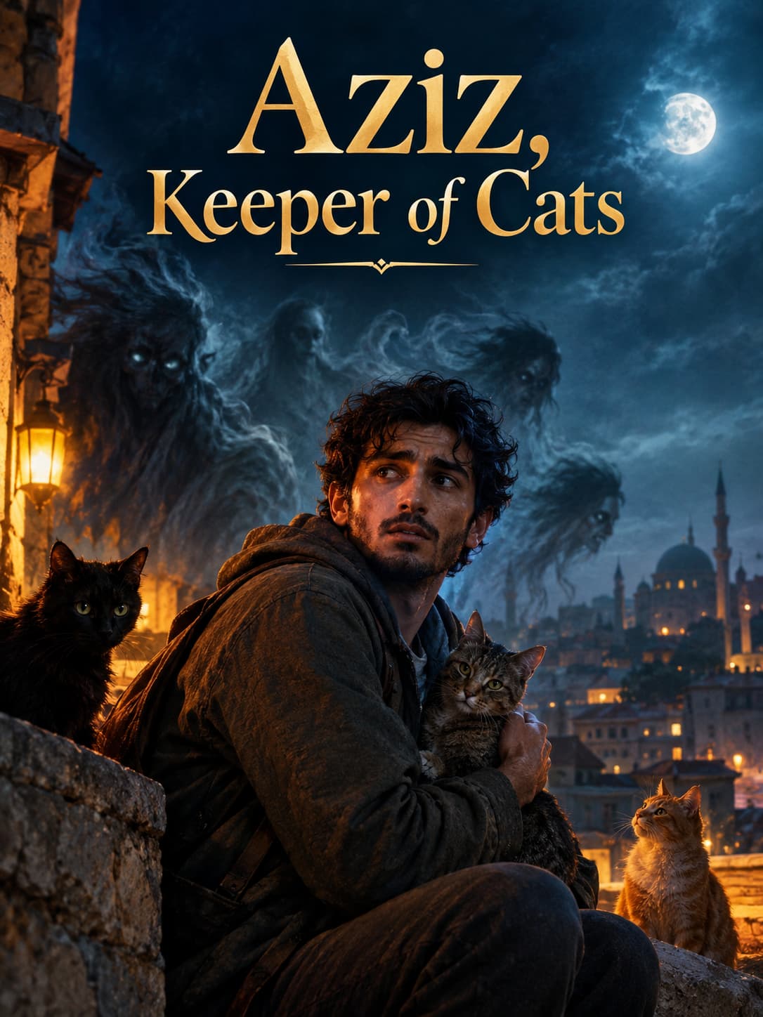 Cover of Aziz, Keeper of Cats by Florence Bianchi