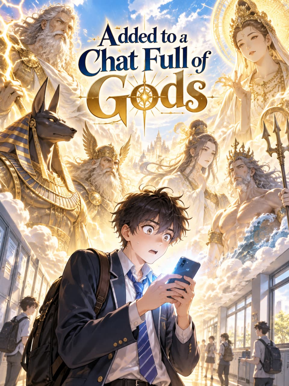 Cover of Added to a Chat Full of Gods by Hazel Winters