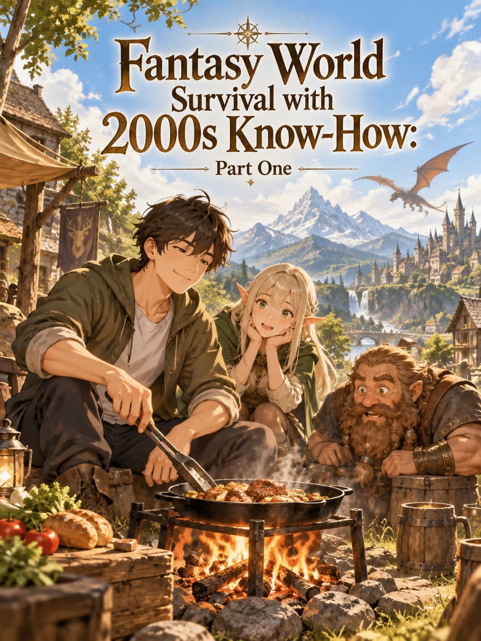 Cover of Fantasy World Survival with 2000s Know-How: Part One by Alden Zellner