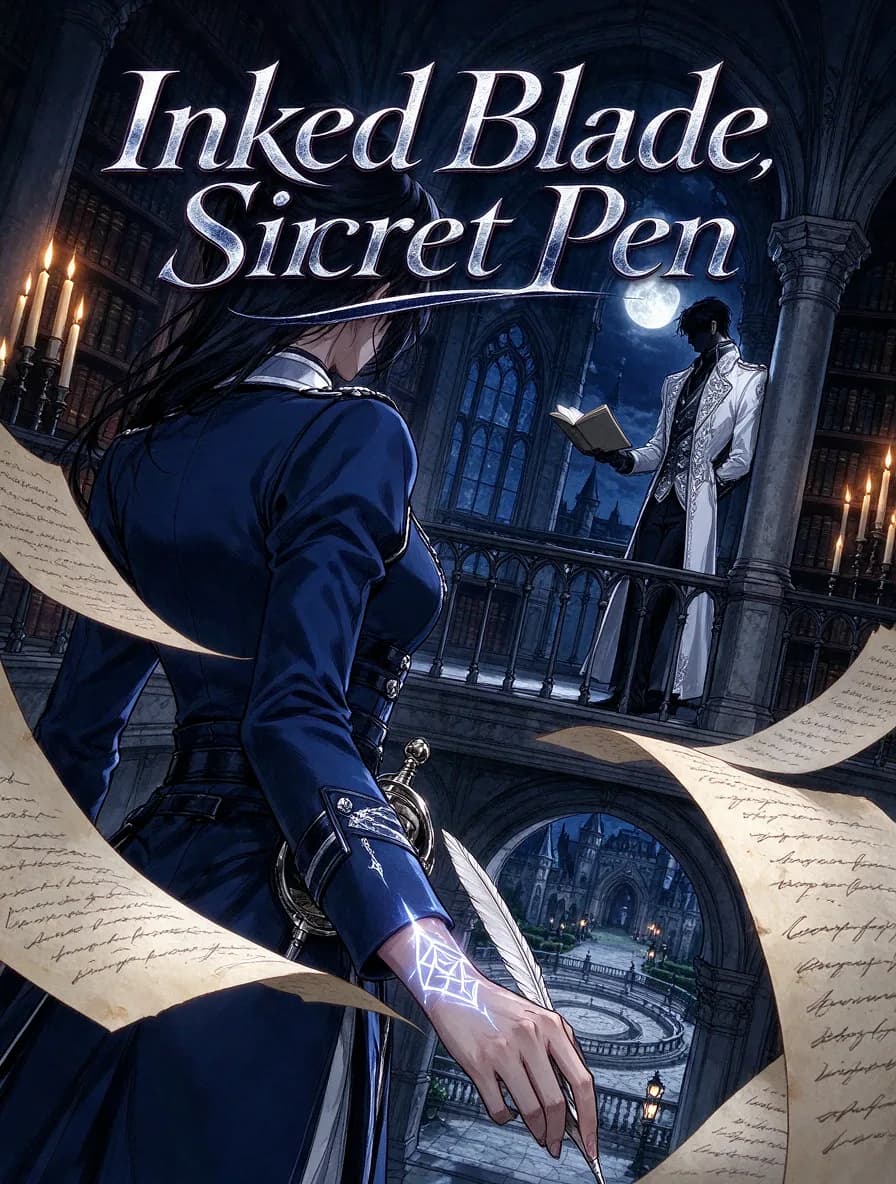 Cover of Inked Blade, Secret Pen by Selene Varo