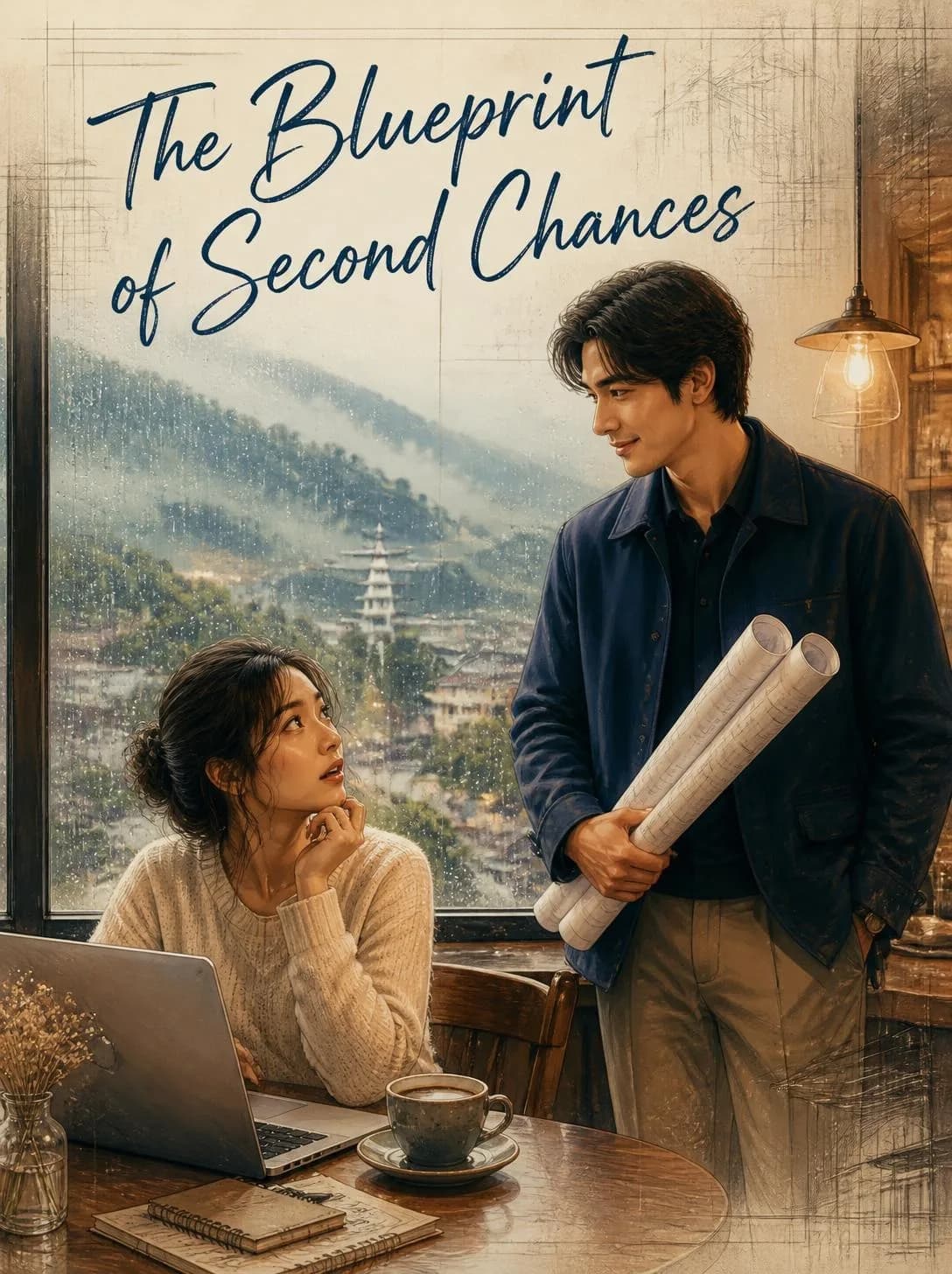 Cover of The Blueprint of Second Chances by Diana Whitfield