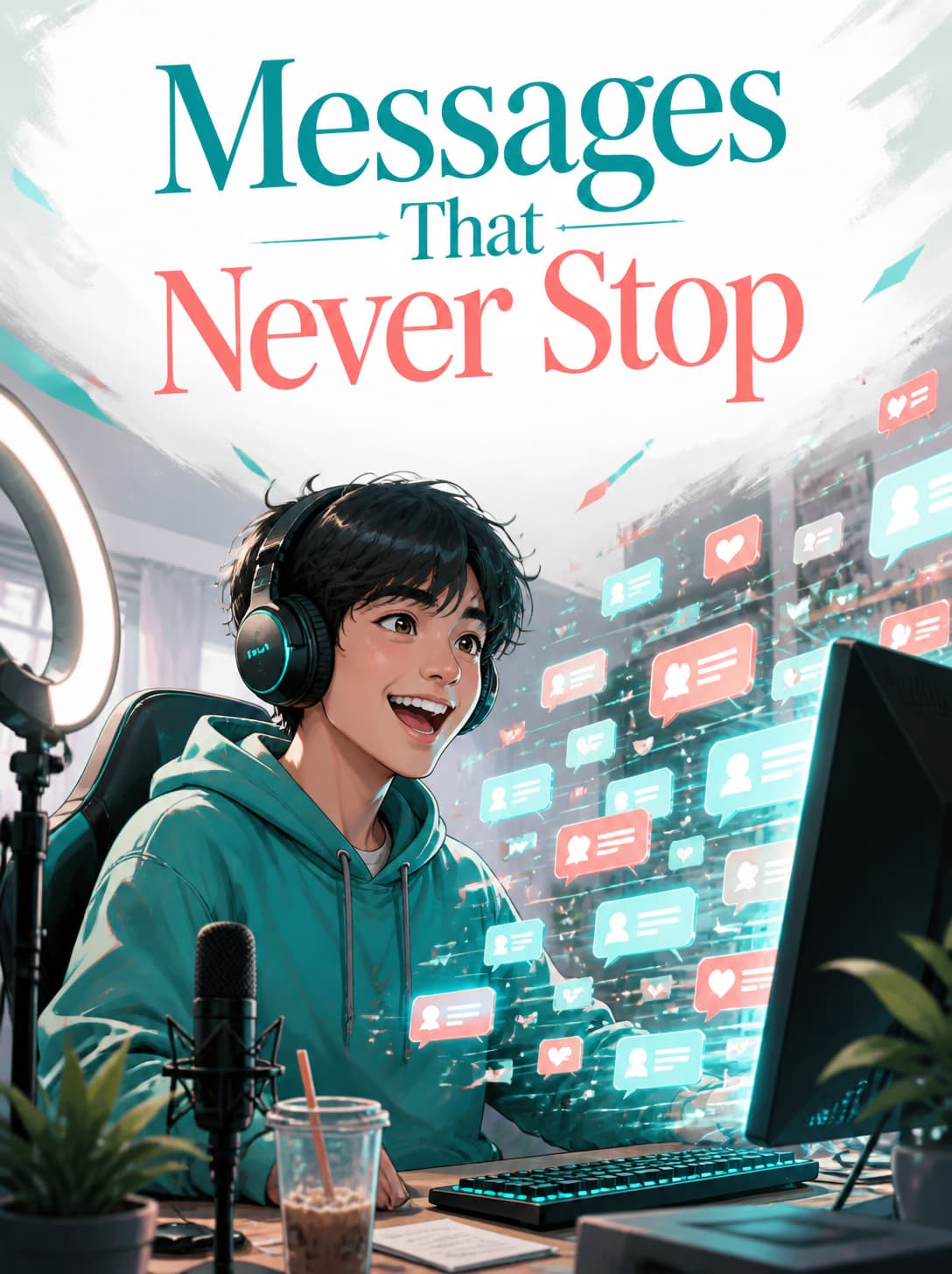 Cover of Messages That Never Stop by Noelle Hart