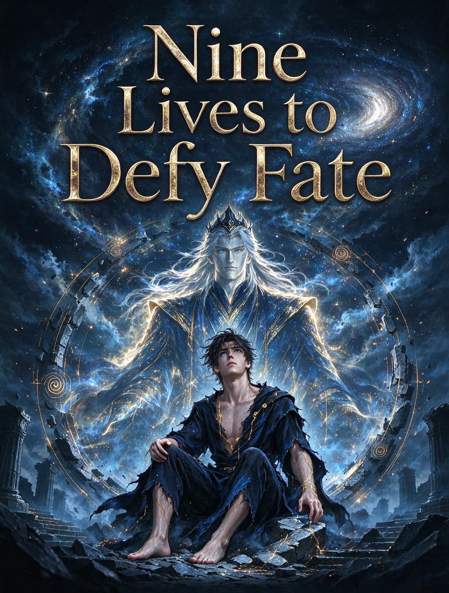 Cover of Nine Lives to Defy Fate by Lena Winslow