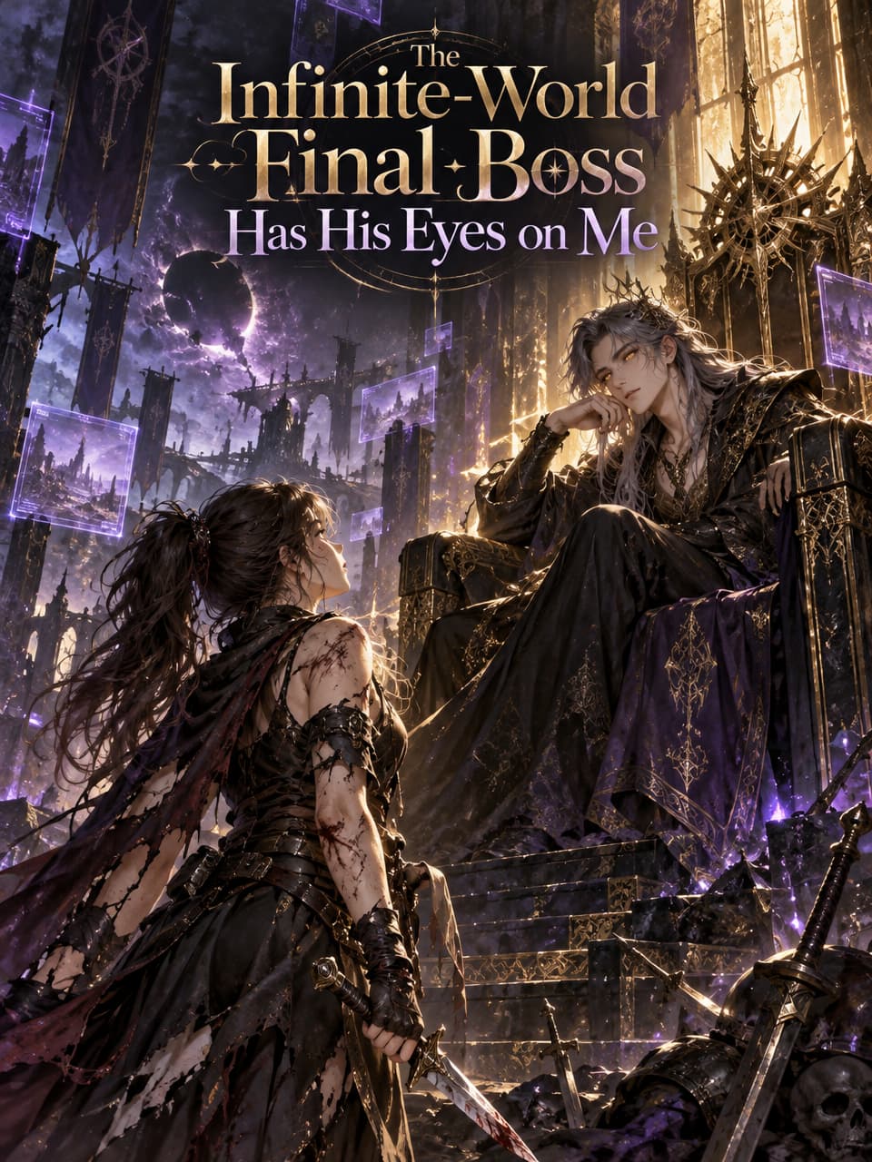Cover of The Infinite-World Final Boss Has His Eyes on Me by Tessa Whitlock