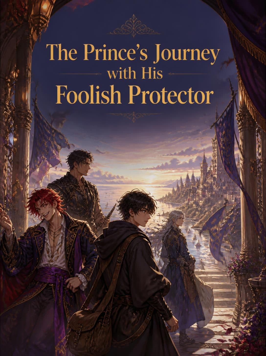 Cover of The Prince's Journey with His Foolish Protector by Camille Vandenberg