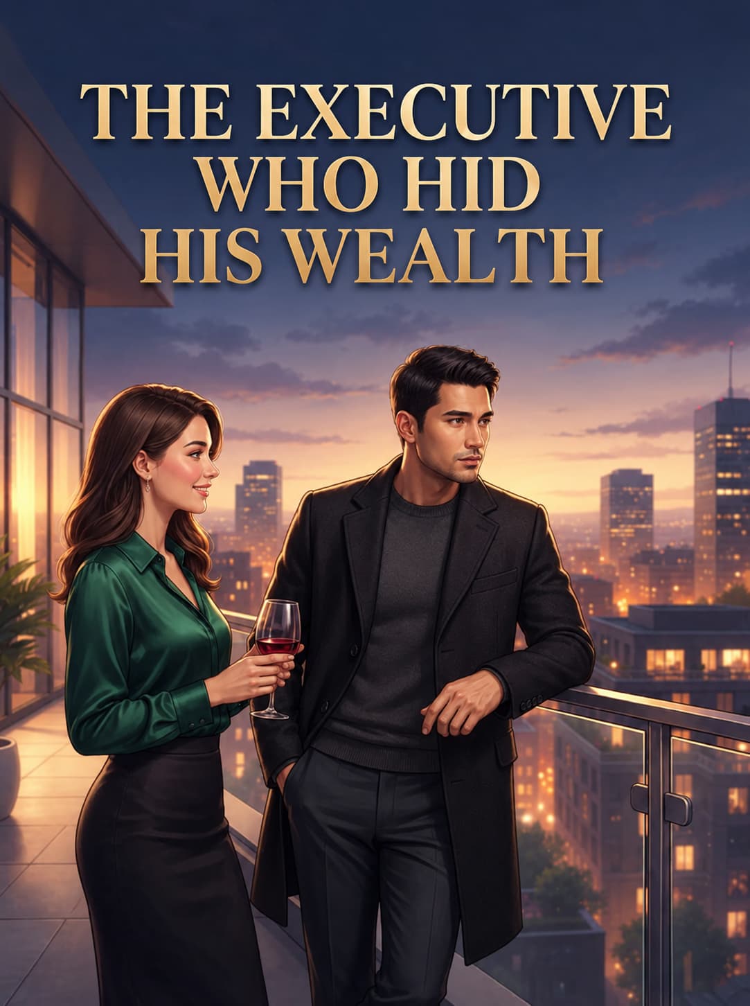 Cover of The Executive Who Hid His Wealth by Emilia Vandenberg