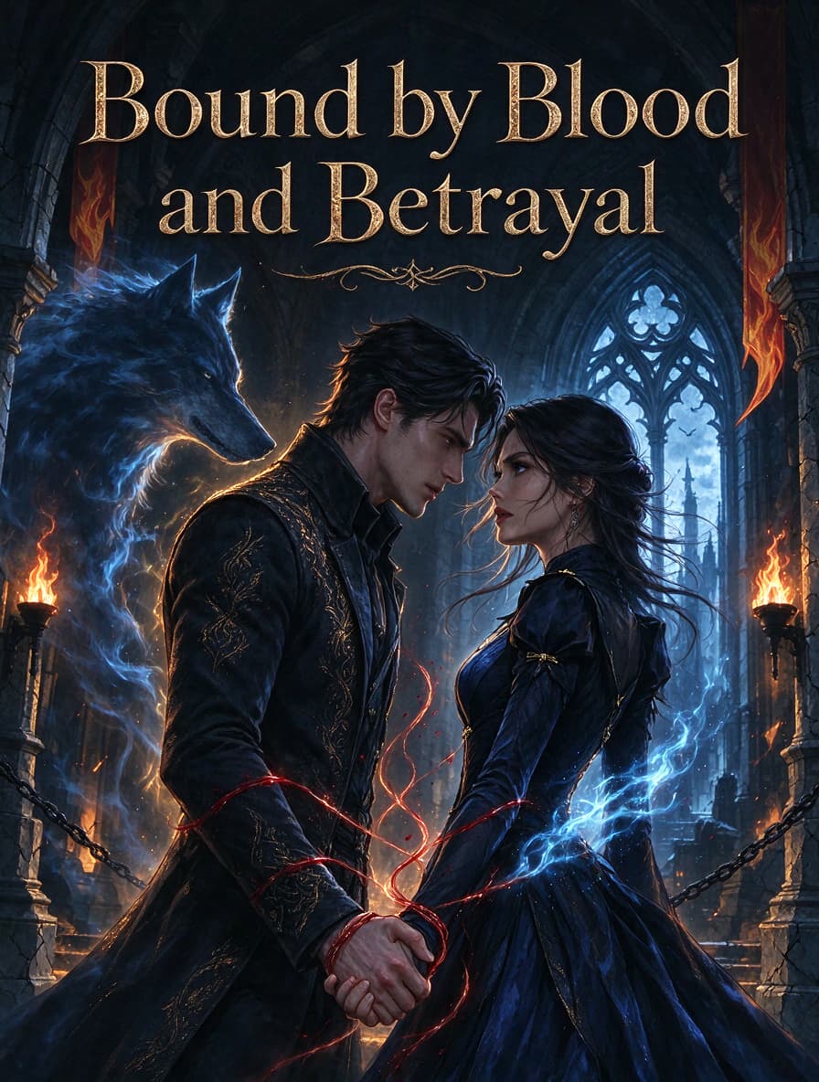 Cover of Bound by Blood and Betrayal by Celia Winterfeld
