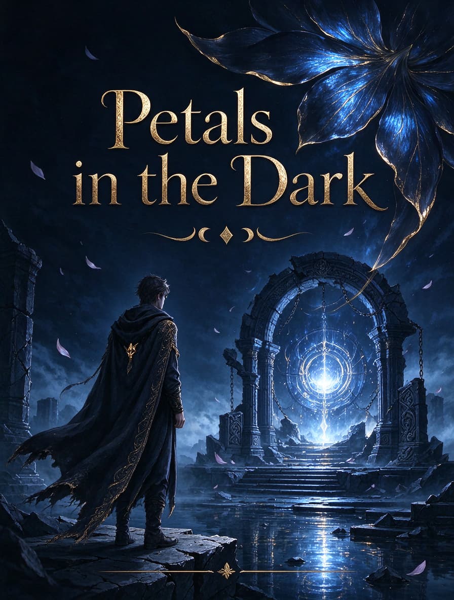 Cover of Petals in the Dark by Oliver Montrose