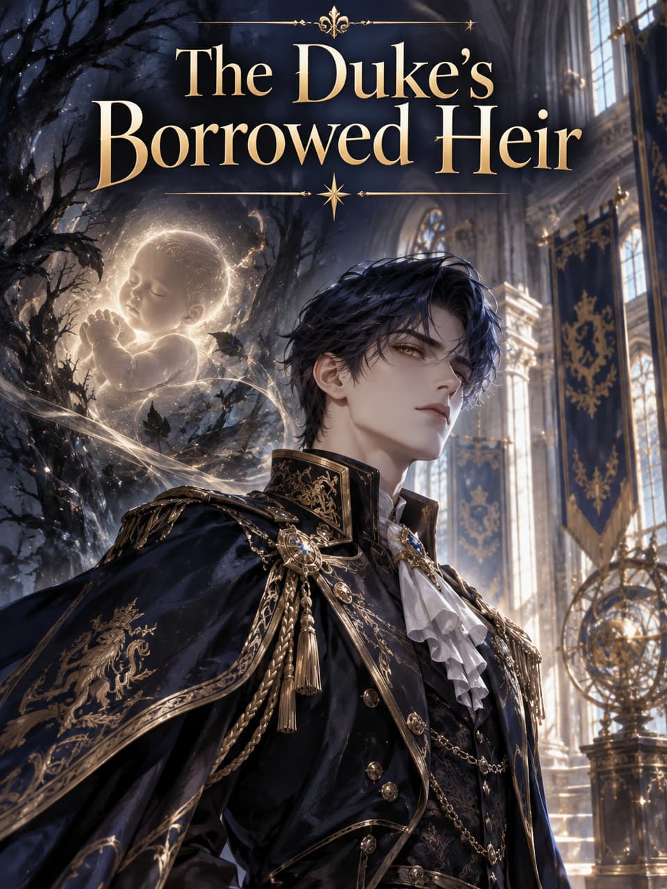 Cover of The Duke's Borrowed Heir by Reuben Ashcroft