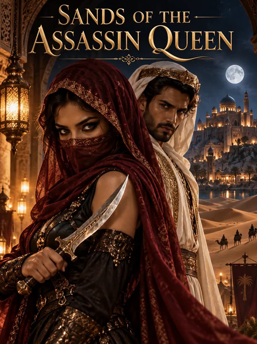 Cover of Sands of the Assassin Queen by Harriet Caldwell