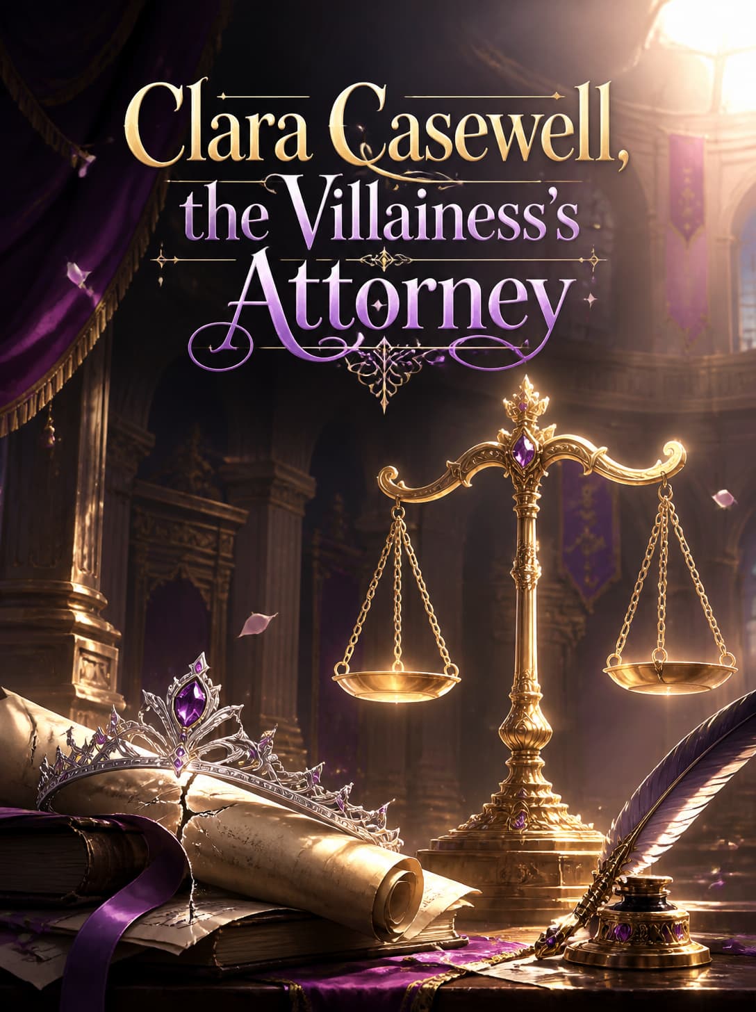 Cover of Clara Casewell, the Villainess's Attorney by Sabine Reyes