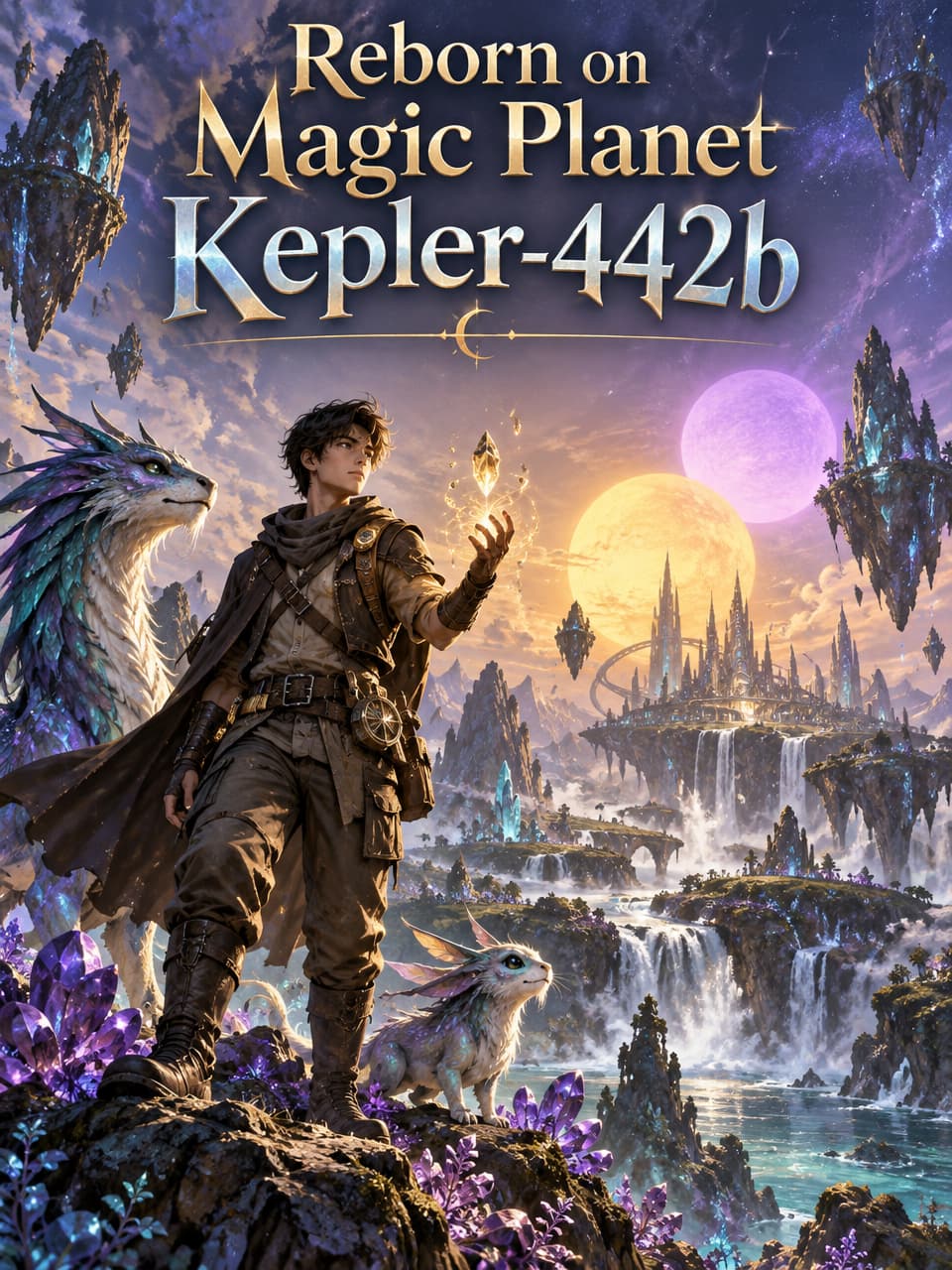 Cover of Reborn on Magic Planet Kepler-442b by Kiran Kilbride