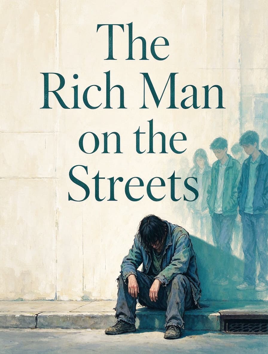 Cover of The Rich Man on the Streets by Matteo Hargreaves