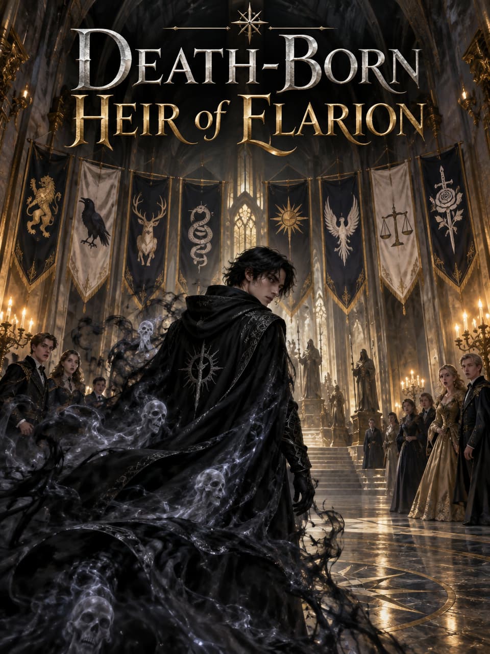 Cover of Death-Born Heir of Elarion by Imelda Ivory