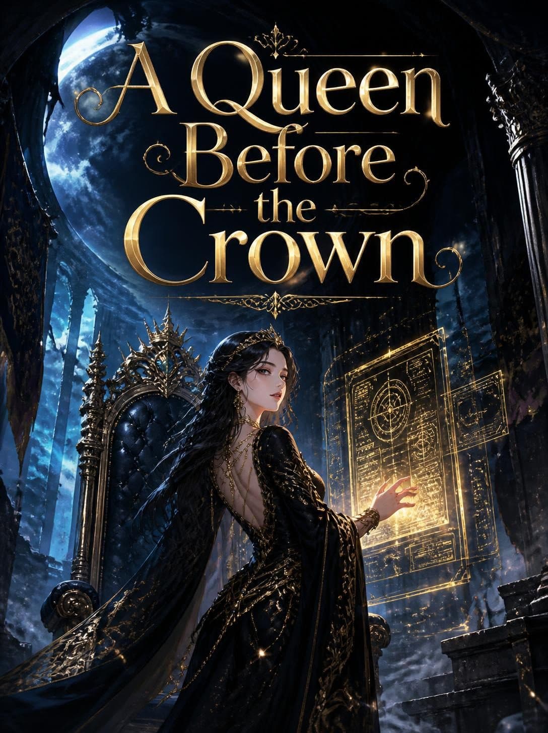 Cover of A Queen Before the Crown by Charlotte Rinaldi