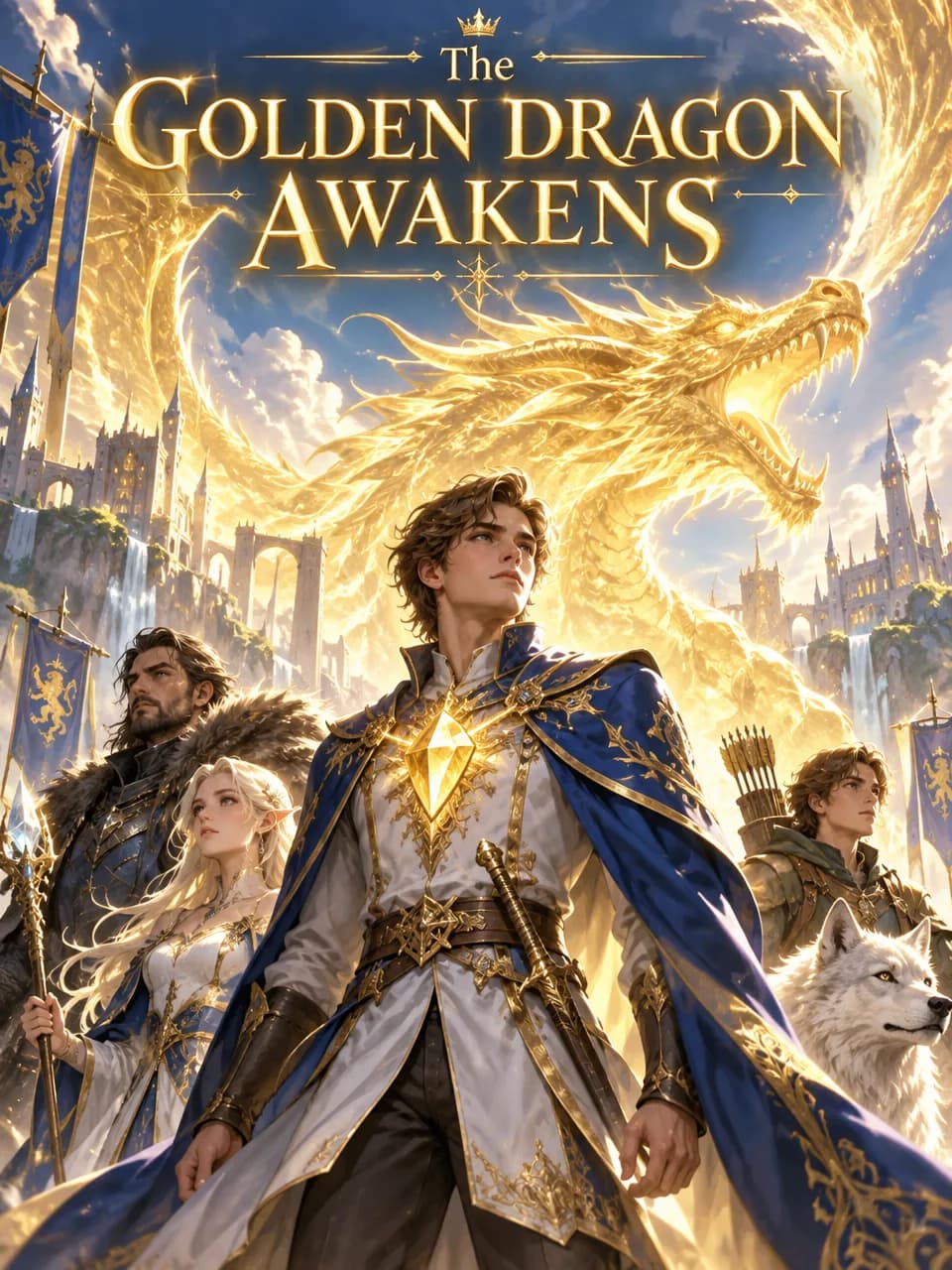 Cover of The Golden Dragon Awakens by Leonard Ashby