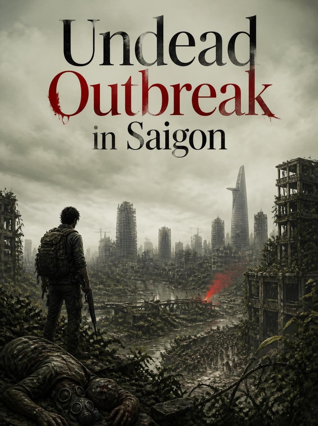 Cover of Undead Outbreak in Saigon by Matthias Bosman