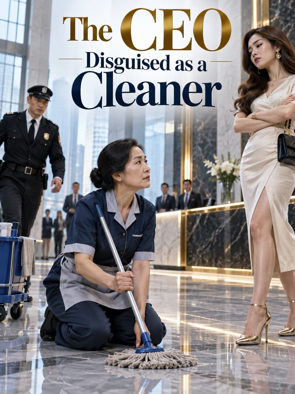 Cover of The CEO Disguised as a Cleaner by Ginevra Goodwin