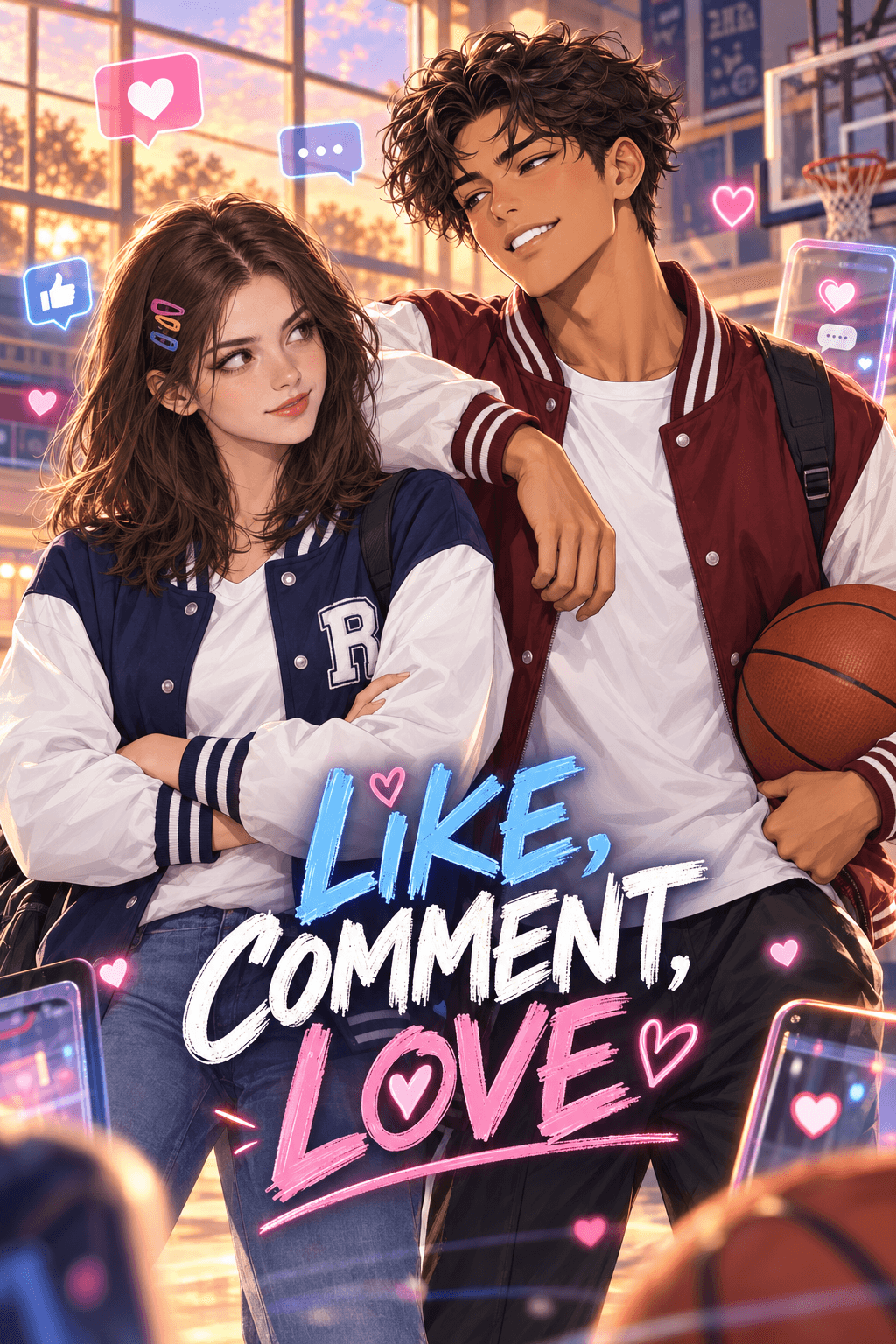 Cover of LIKE, COMMENT, LOVE by Violet