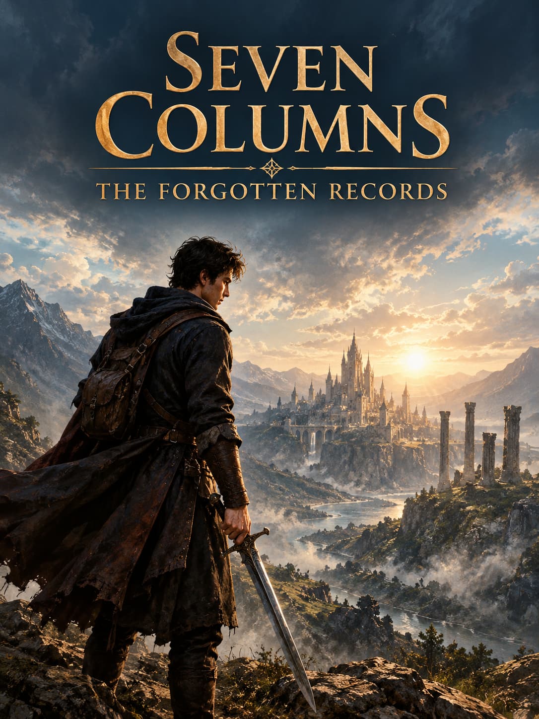 Cover of Seven Columns: The Forgotten Records by Maarten van den Berg