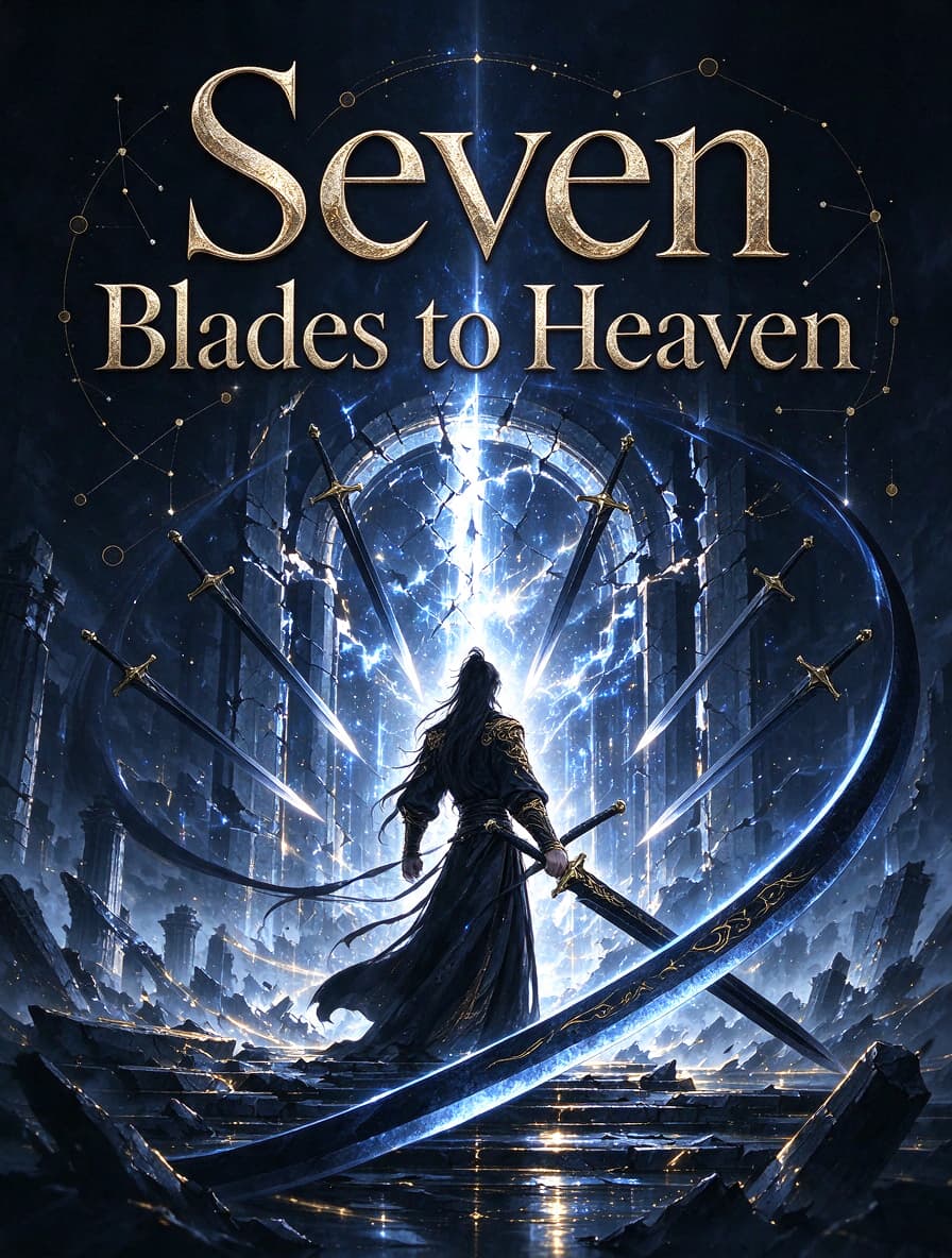 Cover of Seven Blades to Heaven by Leonie Marlowe