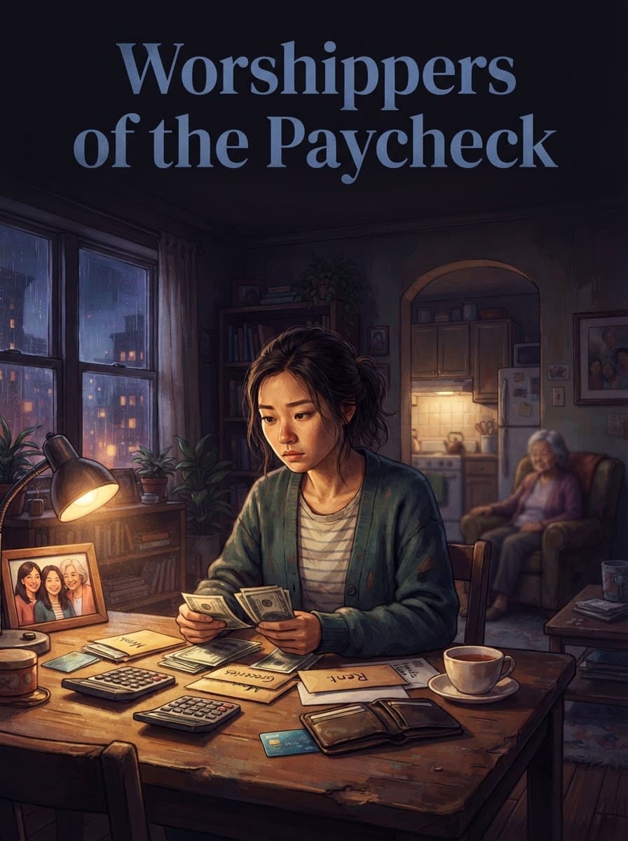 Cover of Worshippers of the Paycheck by Victor Pemberton