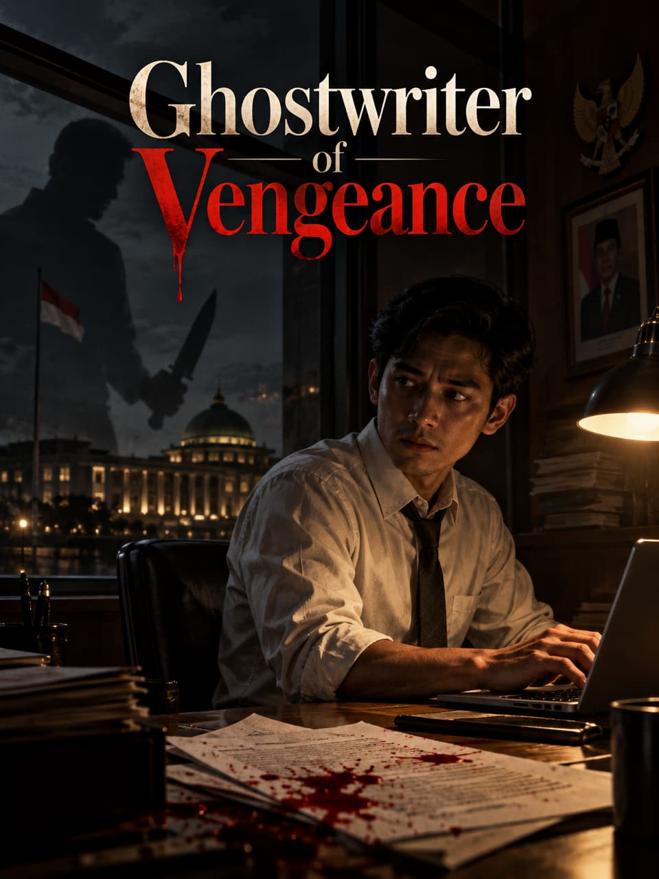 Cover of Ghostwriter of Vengeance by Arden Blake