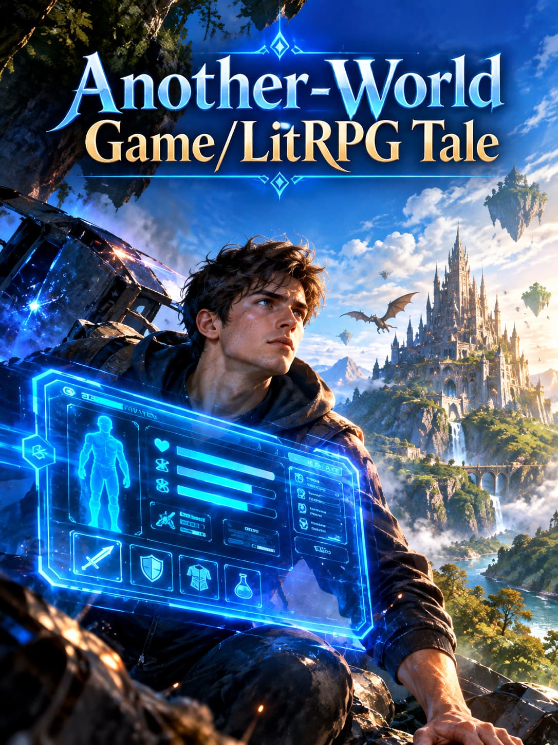 Cover of Another-World Game/LitRPG Tale by Élodie Laurent