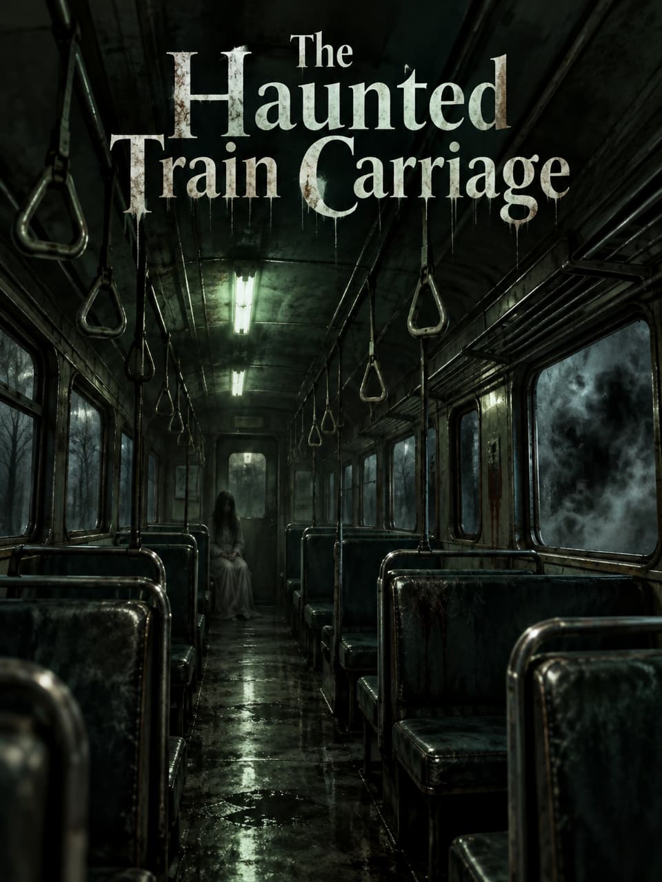 Cover of The Haunted Train Carriage by Romilly Rookwood