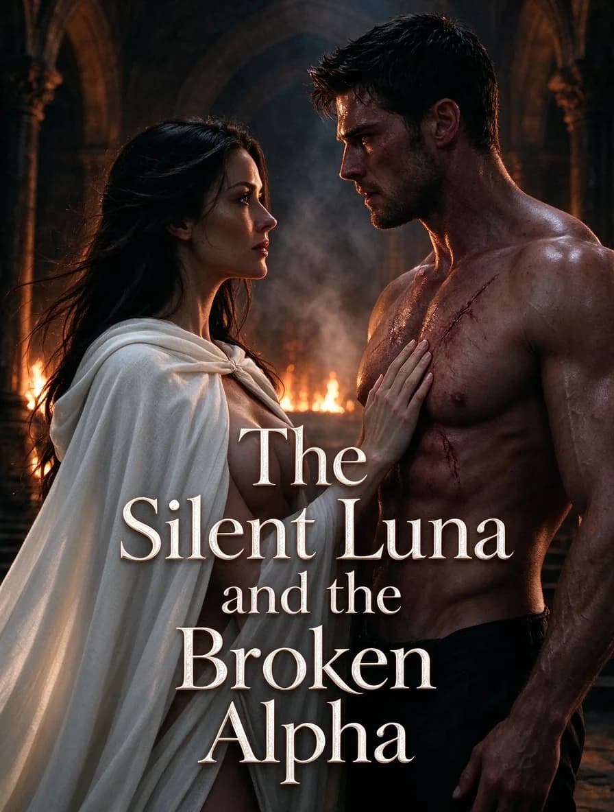 Cover of The Silent Luna and the Broken Alpha by Briar Halloway