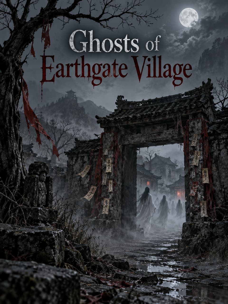 Cover of Ghosts of Earthgate Village by Quillon Stillwater