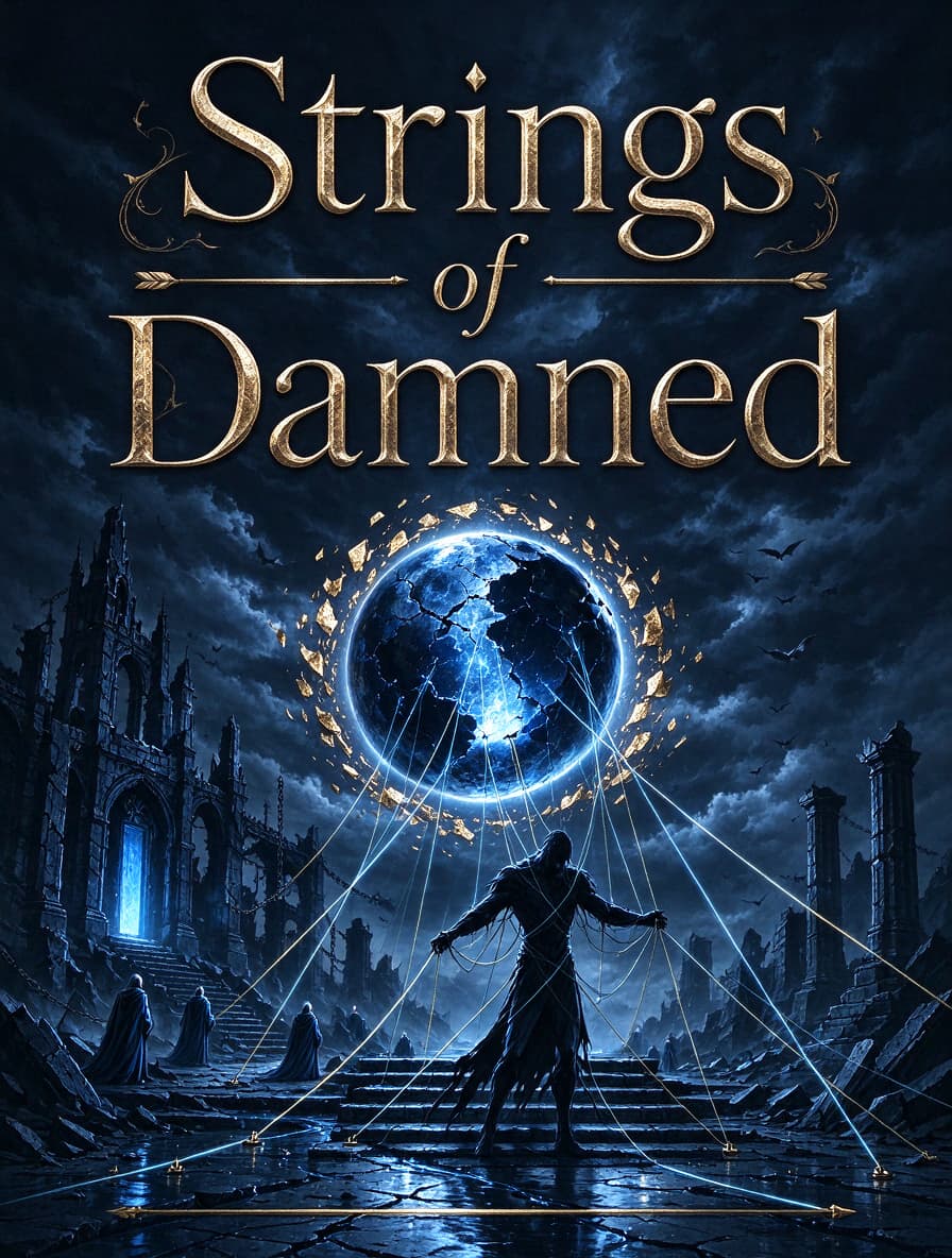 Cover of Strings of the Damned by Hugo Whitlock