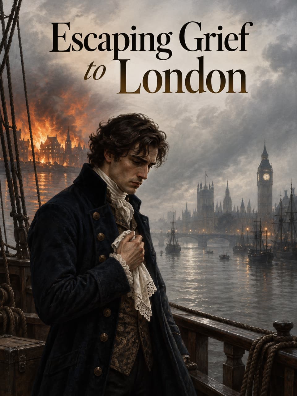Cover of Escaping Grief to London by Zachary Vane