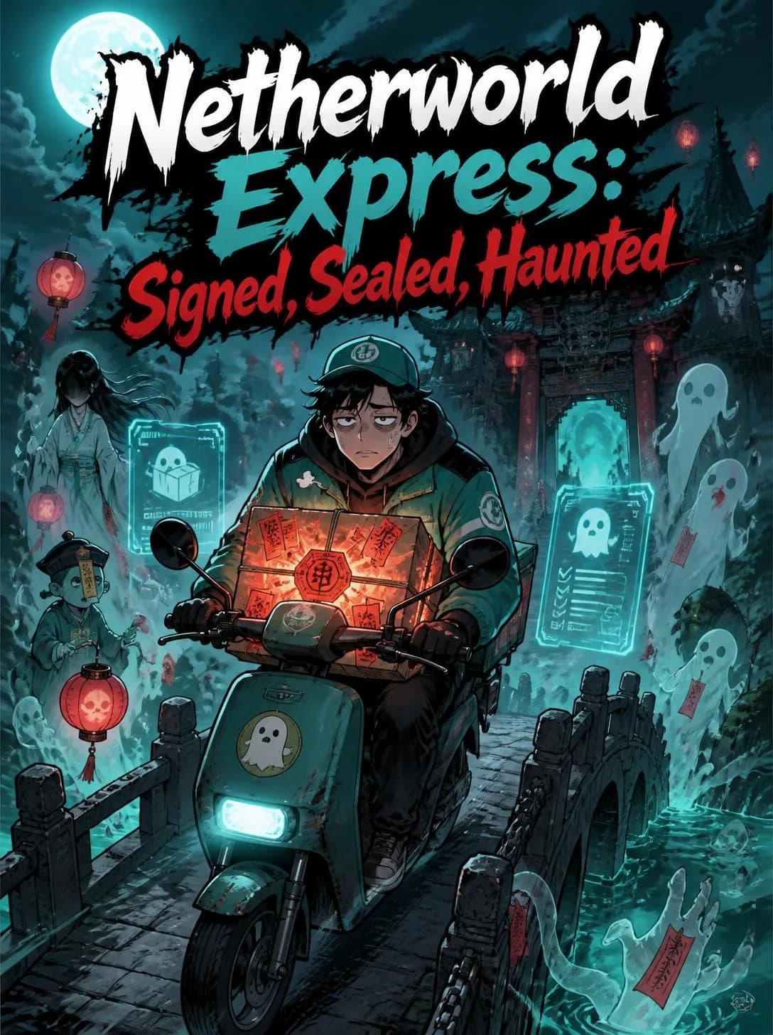 Cover of Netherworld Express: Signed, Sealed, Haunted by Felix Thornbury