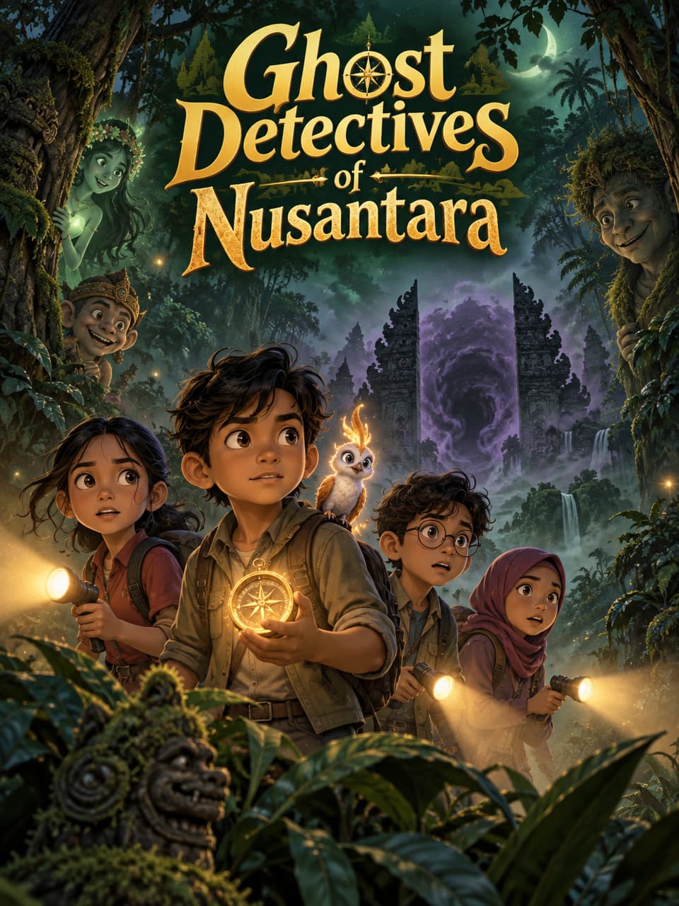 Cover of Ghost Detectives of Nusantara by Yale Dorsey