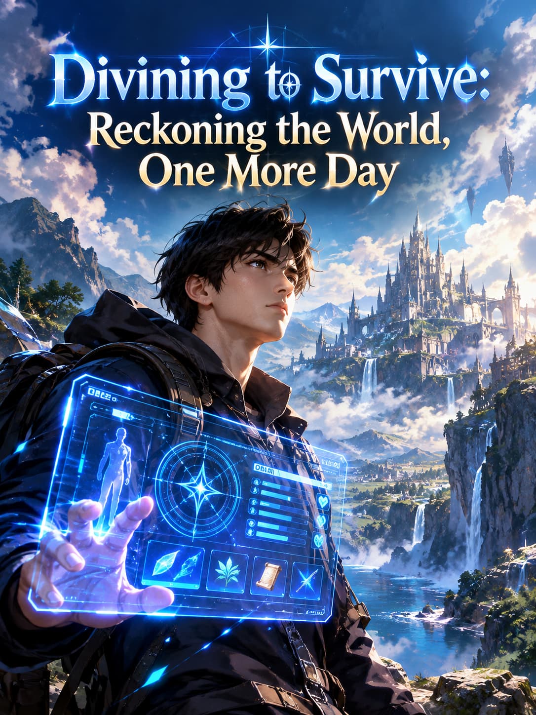 Cover of Divining to Survive: Reckoning the World, One More Day by Anaïs Hollingsworth