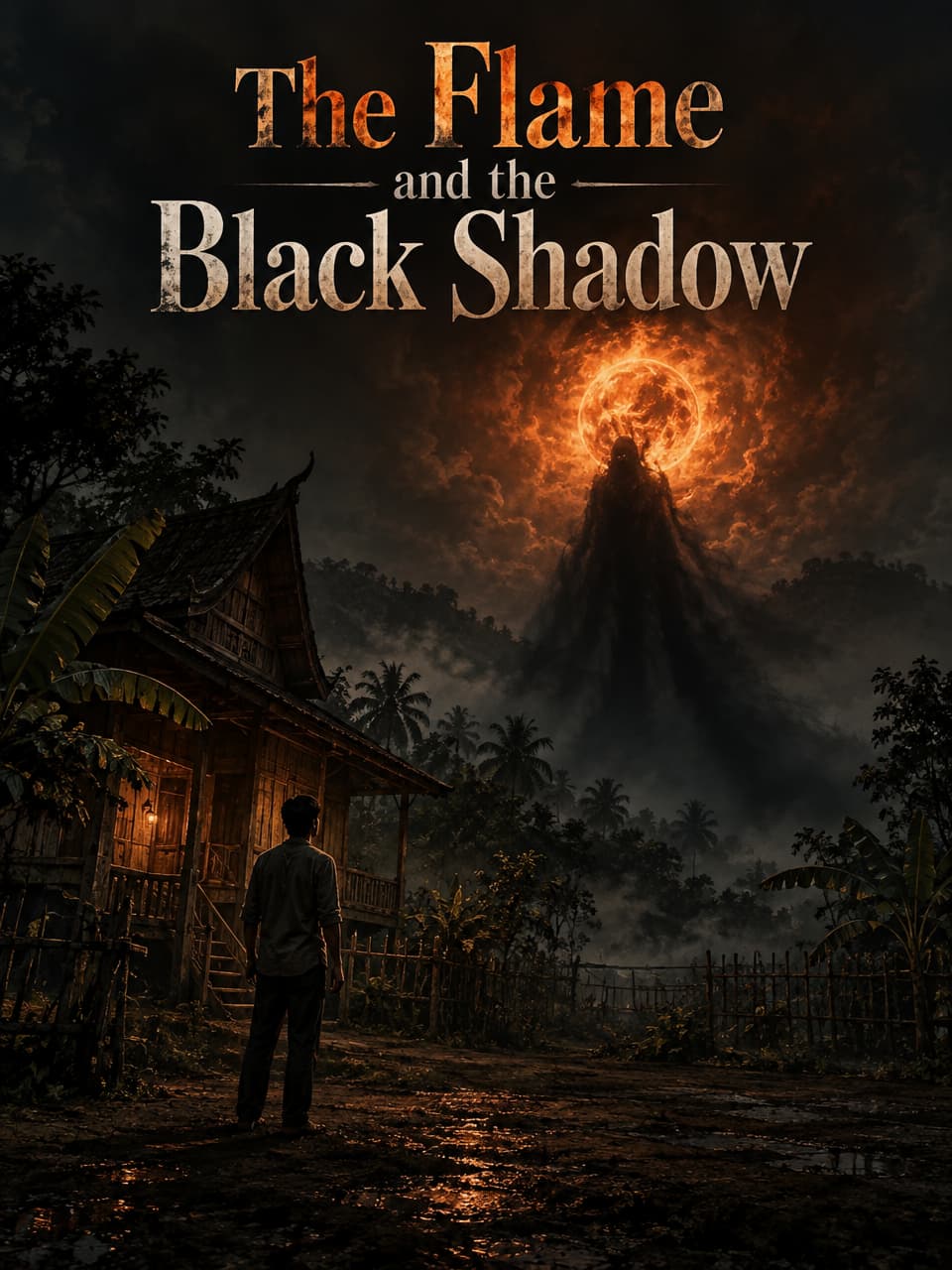 Cover of The Flame and the Black Shadow by Leo Ashford