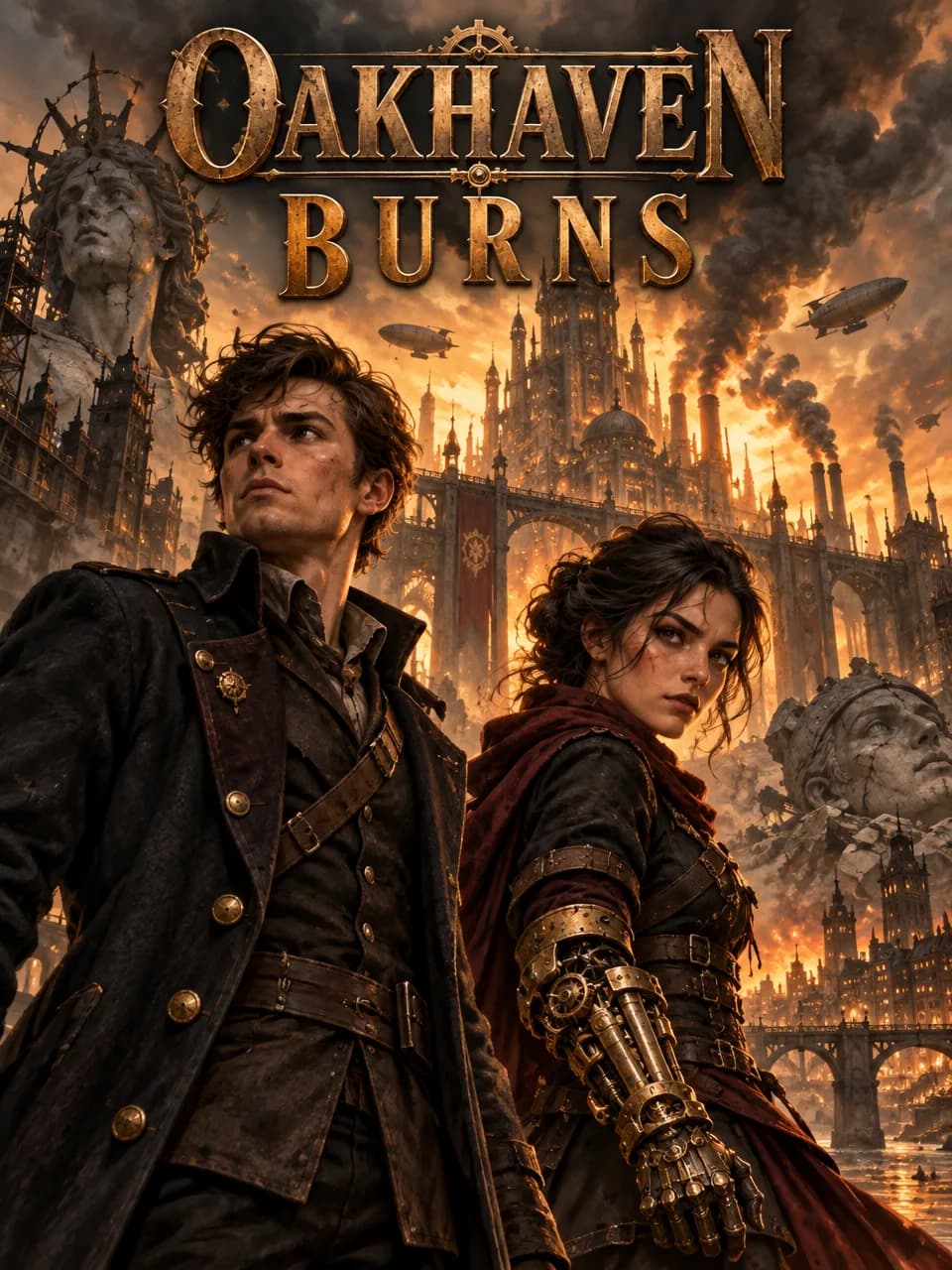 Cover of Oakhaven Burns by Victor Ashdown