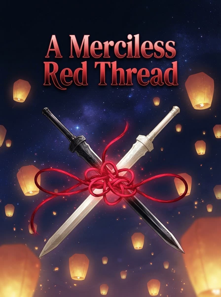 Cover of A Merciless Red Thread by Saffron Lake