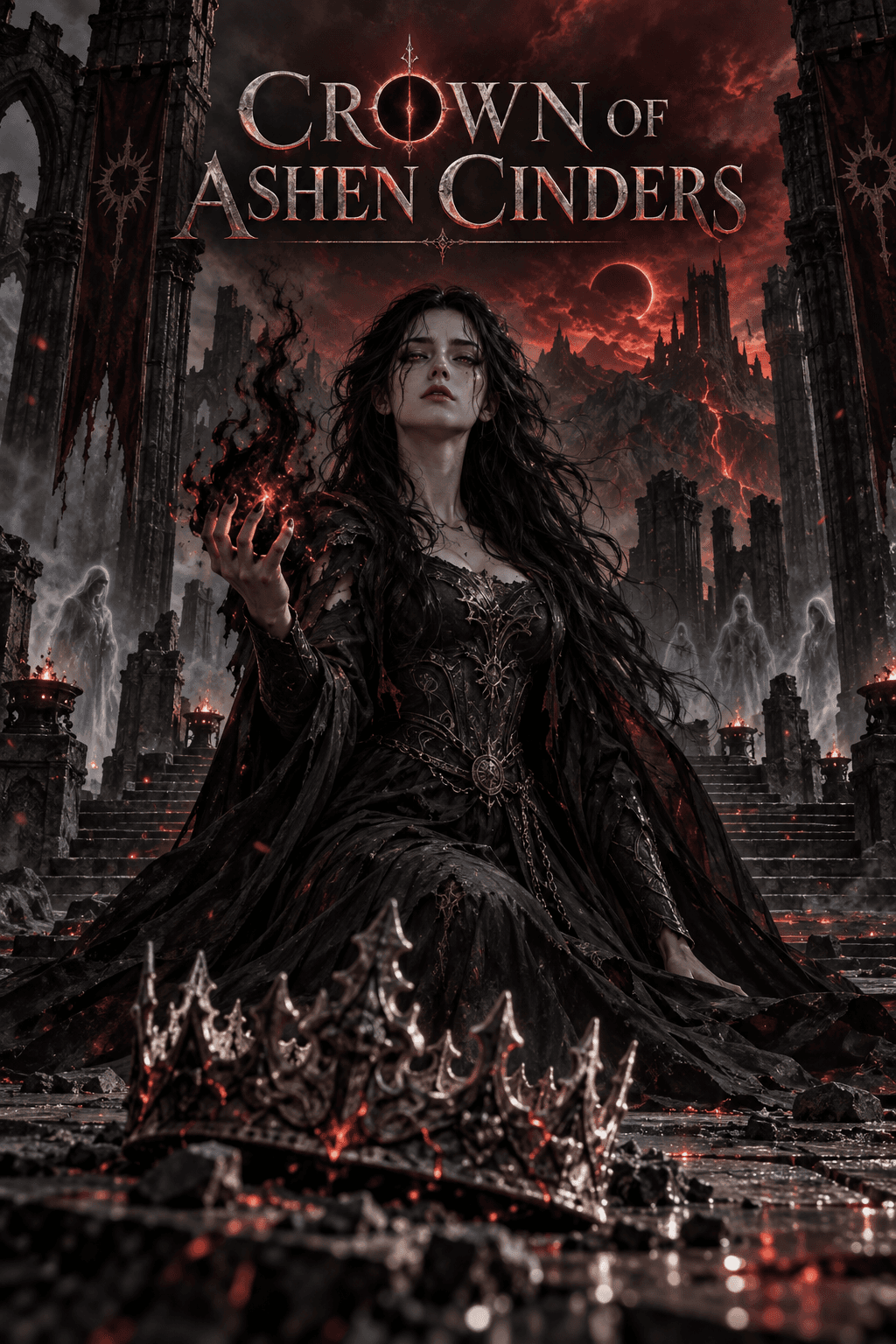 Cover of CROWN OF ASHEN CINDERS by Violet
