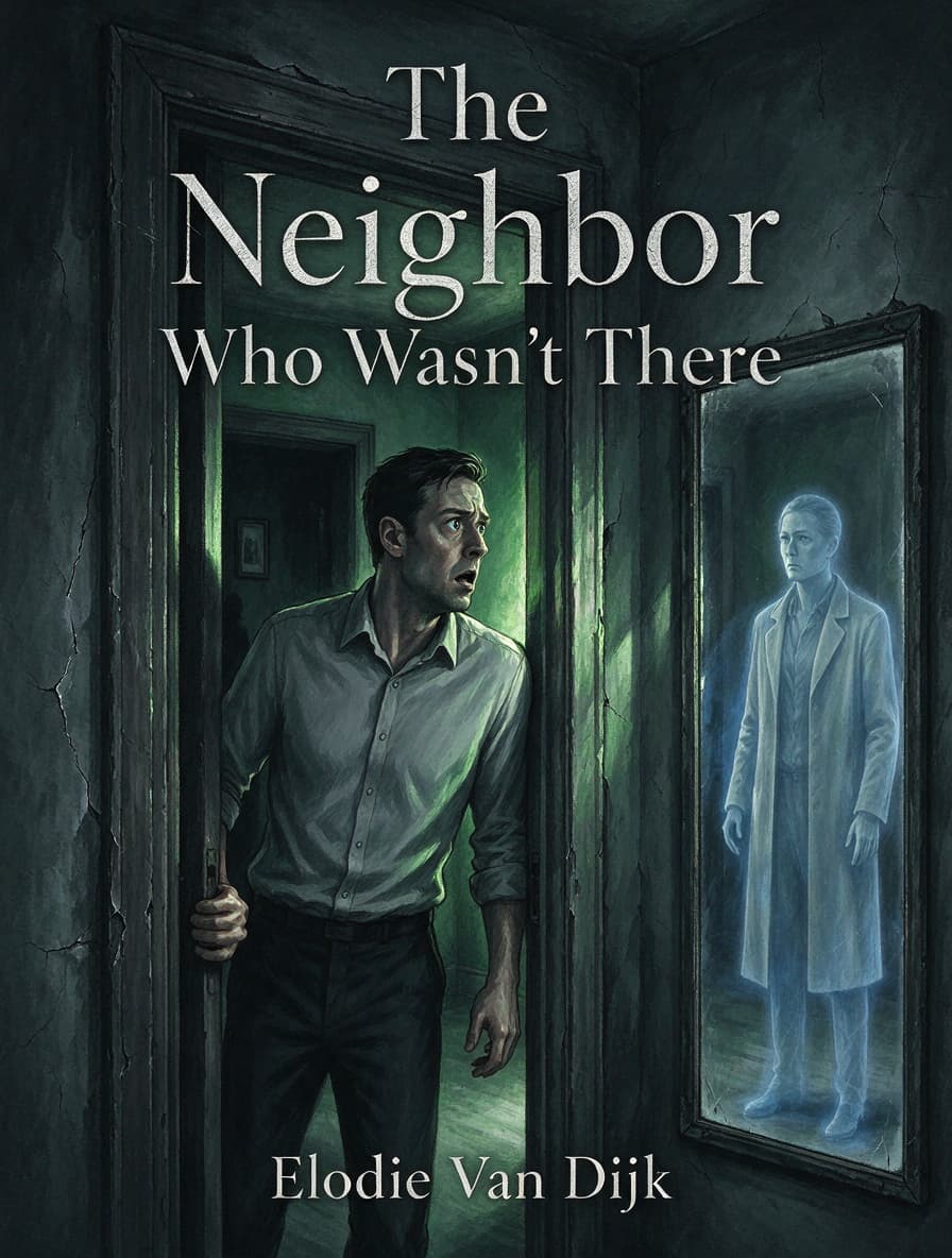 Cover of The Neighbor Who Wasn't There by Elodie Van Dijk