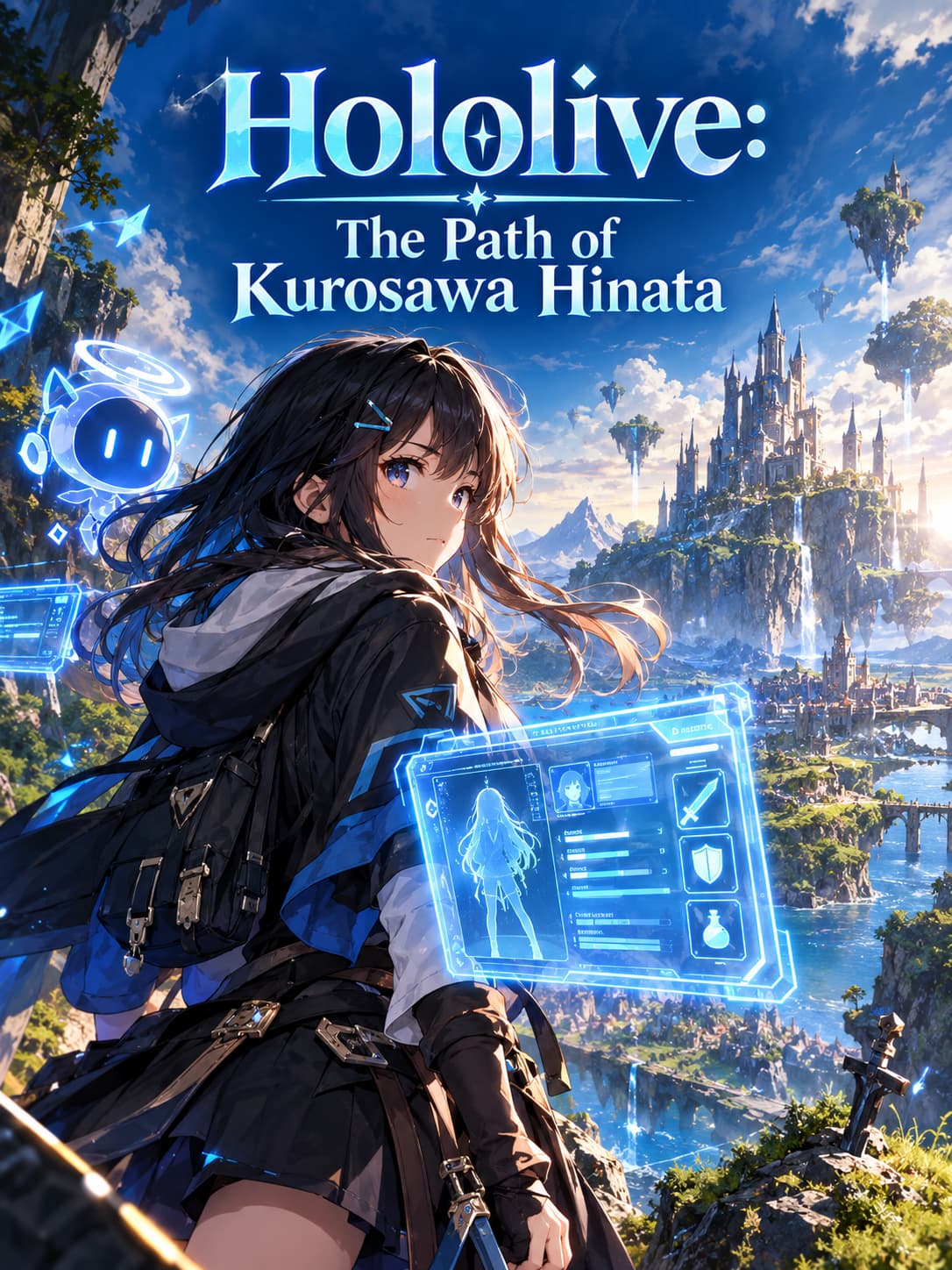 Cover of Hololive: The Path of Kurosawa Hinata by Dario Bianchi