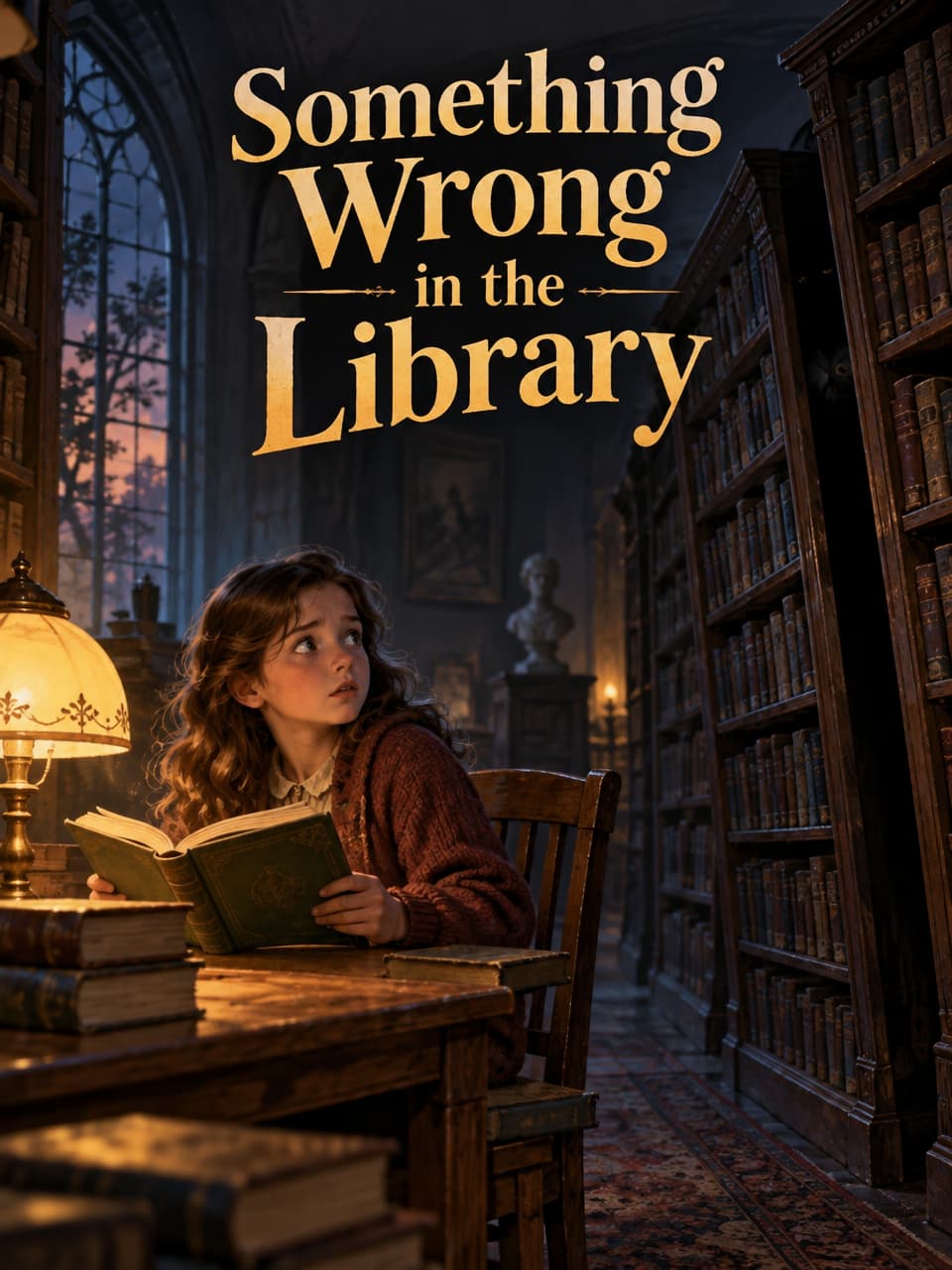 Cover of Something Wrong in the Library by Sidony Ironside