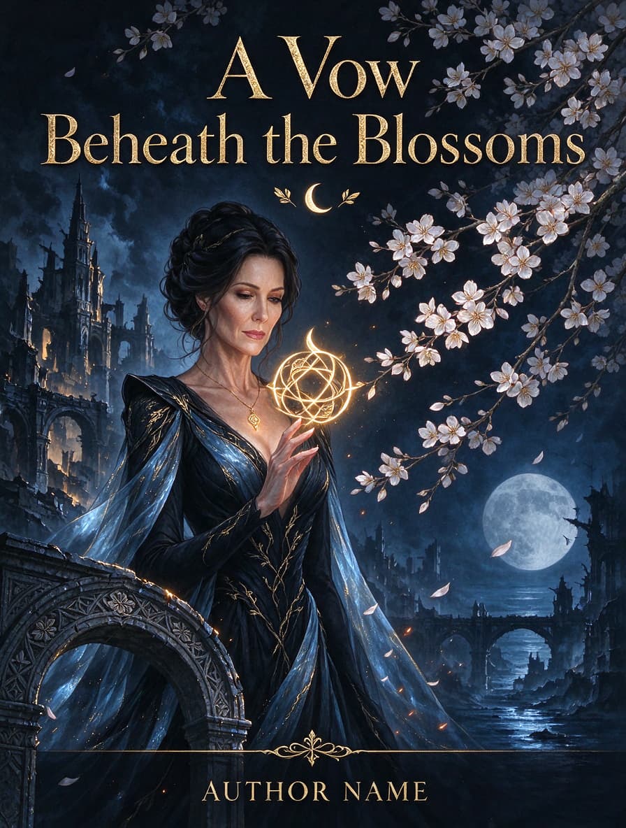 Cover of A Vow Beneath the Blossoms by Juliette Delacroix