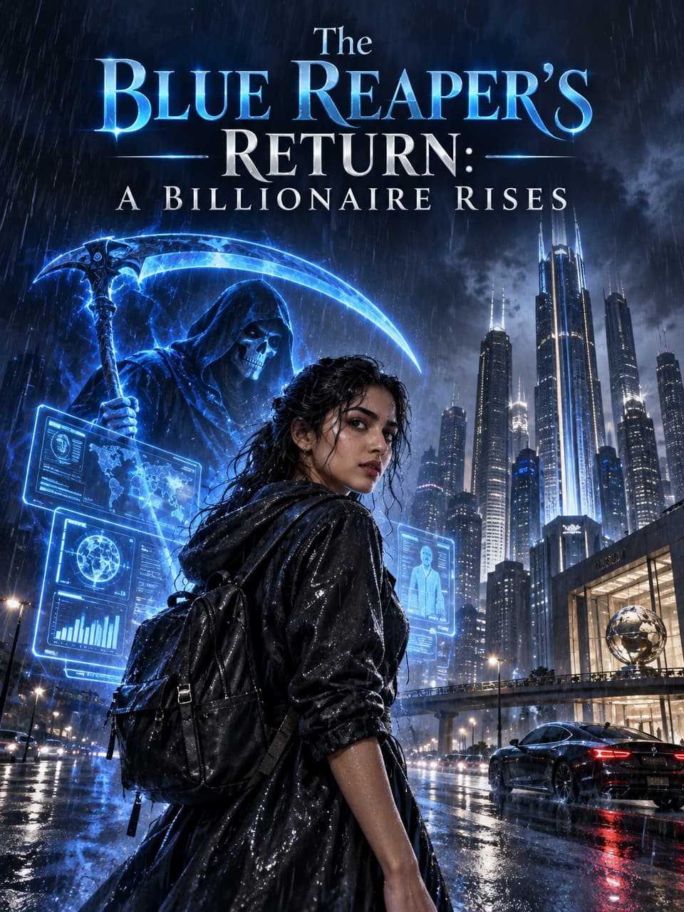 Cover of The Blue Reaper's Return: A Billionaire Rises by Viola Sterling