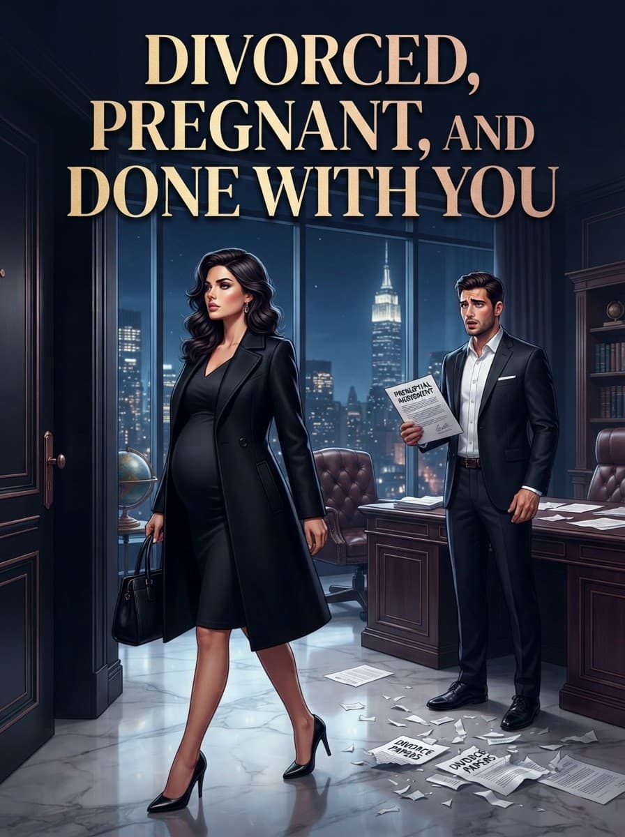 Cover of Divorced, Pregnant, and Done With You by Rosalie Hunt