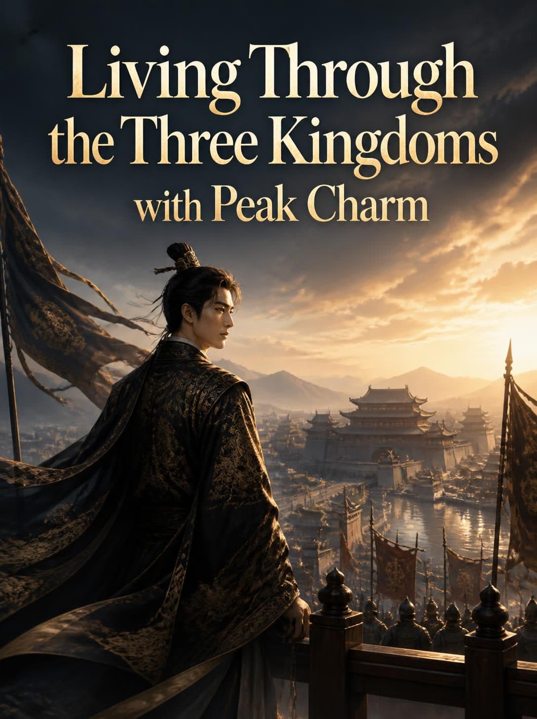 Cover of Living Through the Three Kingdoms with Peak Charm by Lucien Keller