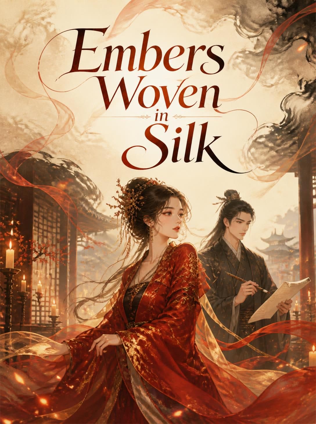 Cover of Embers Woven in Silk by Russell Kane