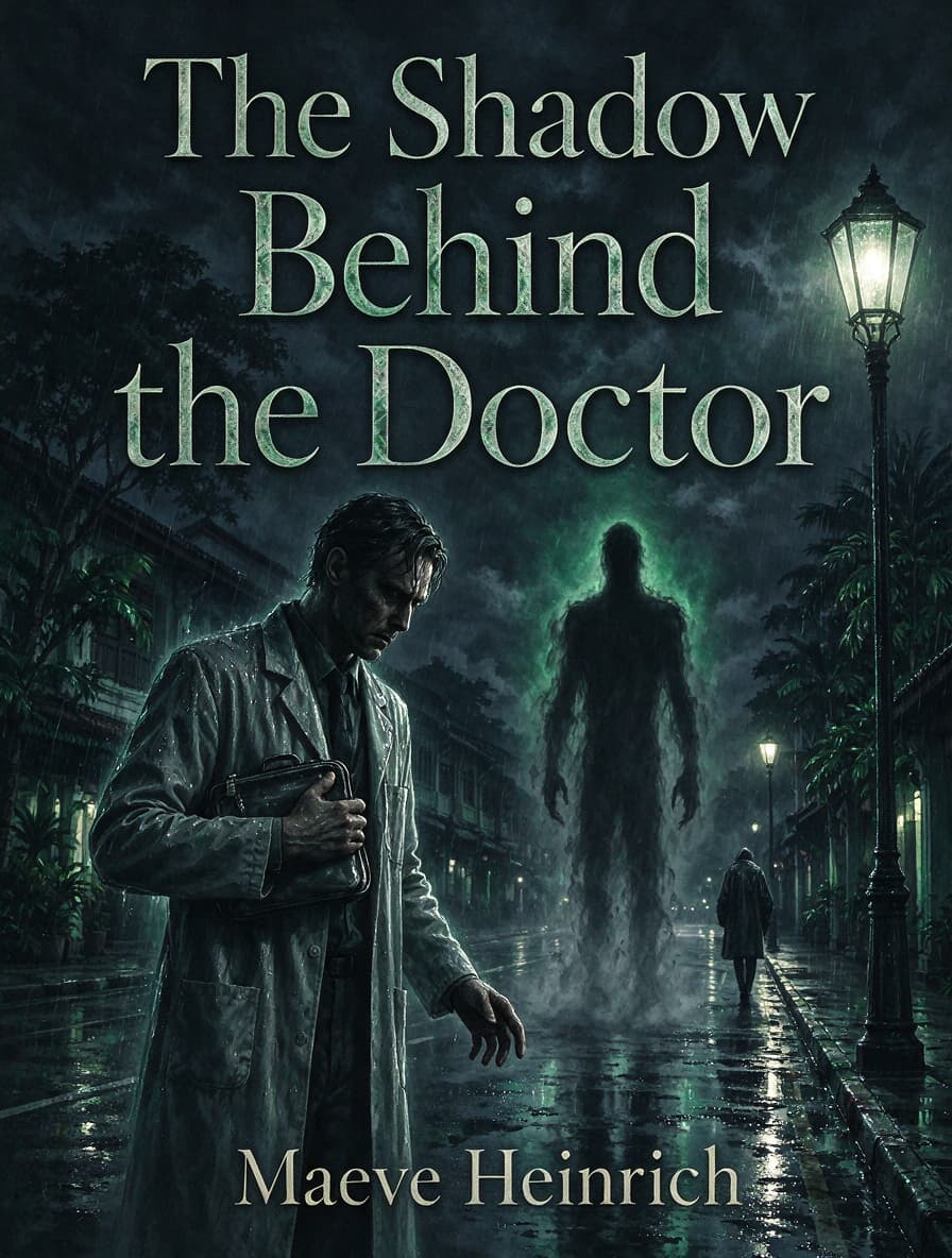 Cover of The Shadow Behind the Doctor by Maeve Heinrich