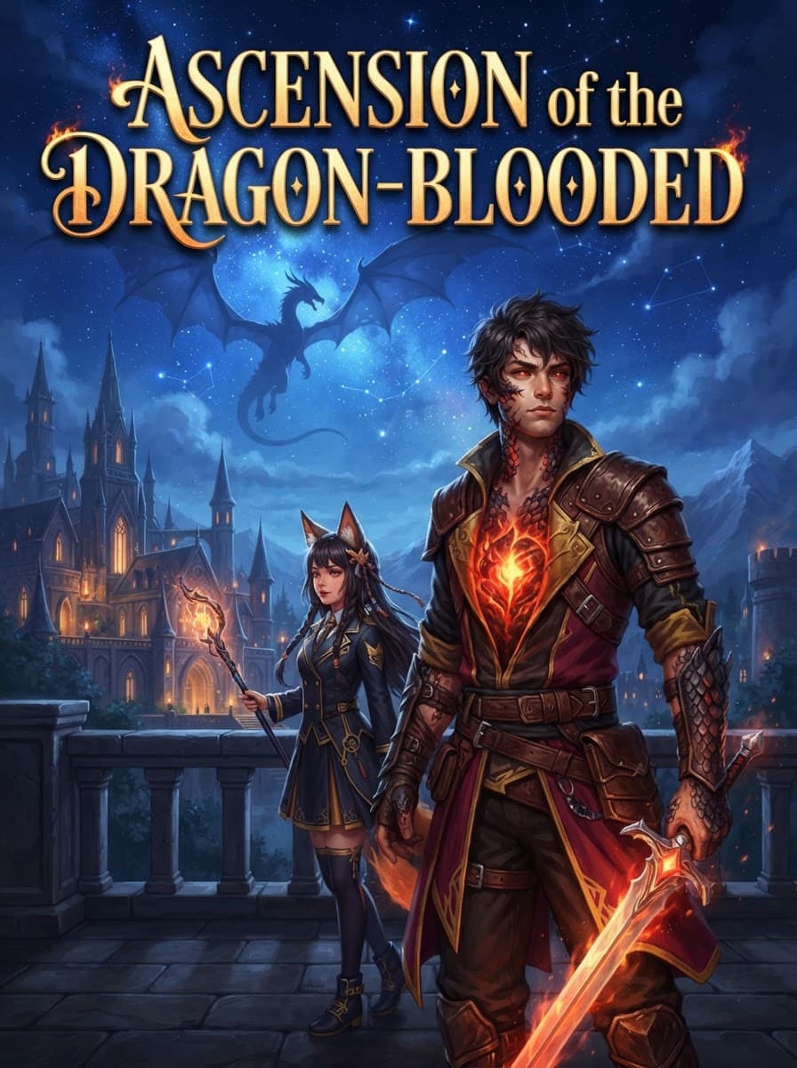 Cover of Ascension of the Dragon-Blooded by Keira Dawson